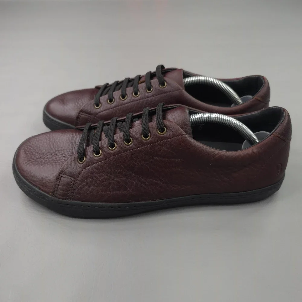 Birchbury Bramfords Shoes Mens Size 11.5 Brown Leather Lace Up Sneakers Casual
